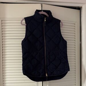 J. Crew Women’s Small Dark Blue Quilted Vest